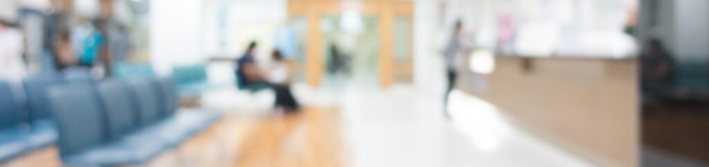 hol przychodni rozmyty obraz