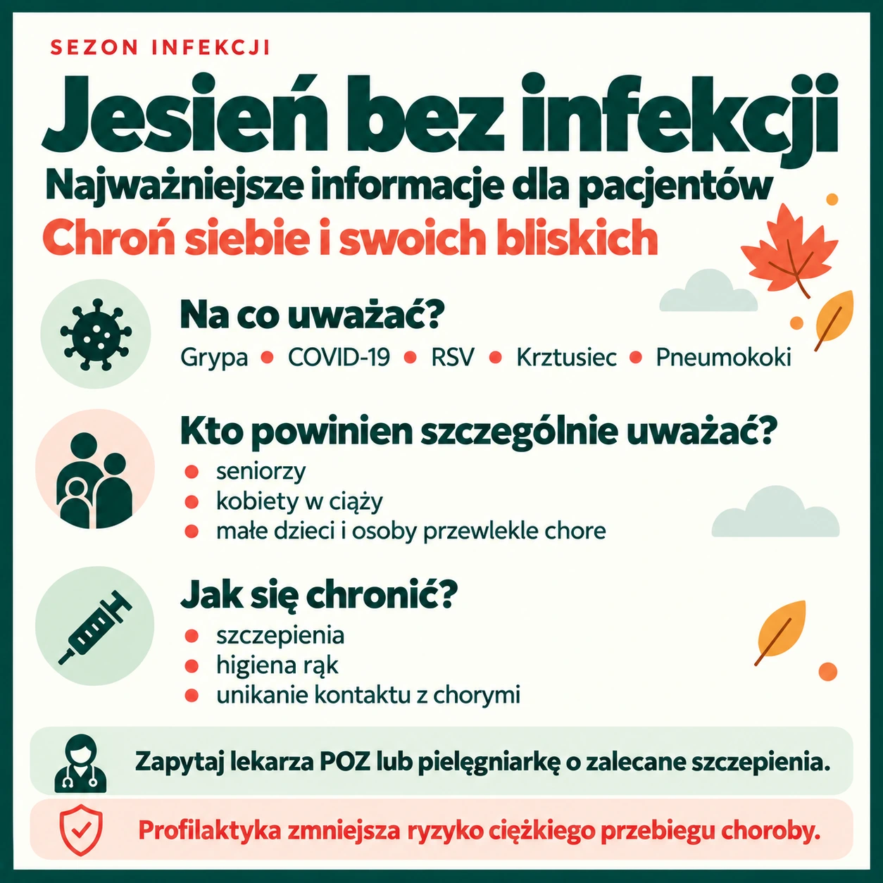 Jesień bez infekcji